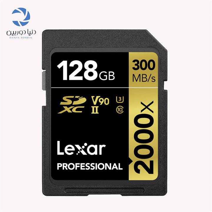 کارت حافظه لکسار LEXAR 128GB PROFESSIONAL 2000X UHS-II SDXC